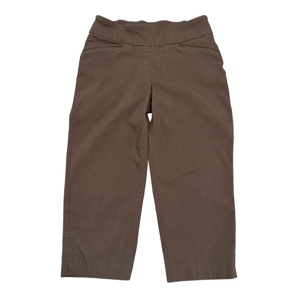 Westbound Women's Petites Brown Pants Stretch Dress Slacks Size 8P Office Career